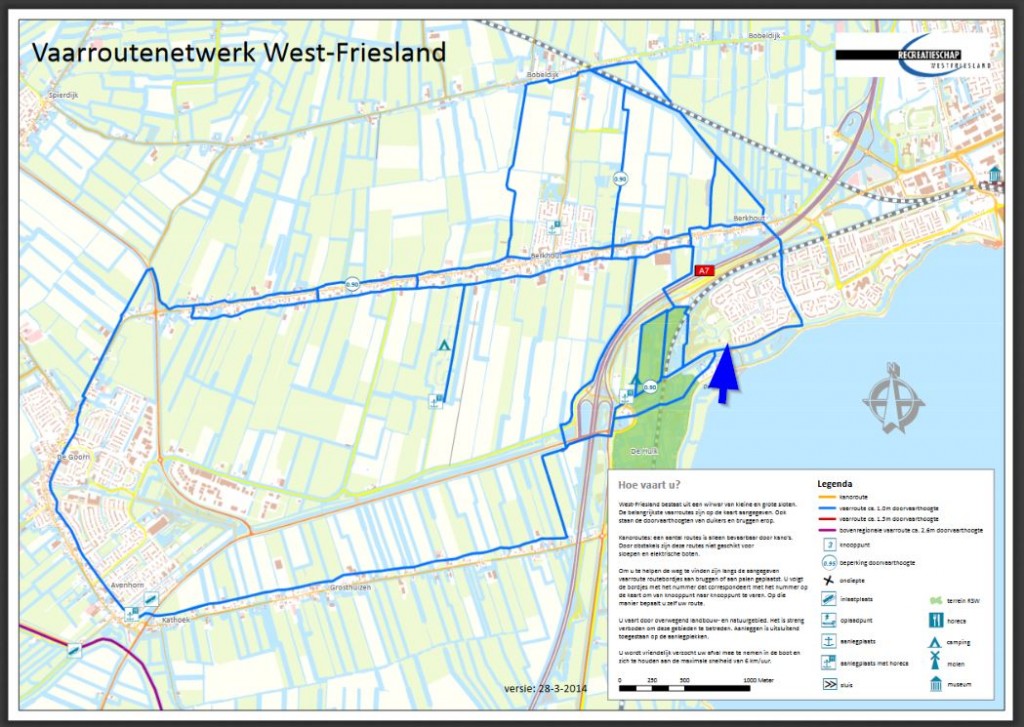 vaarkaart-en-locatie-flevo